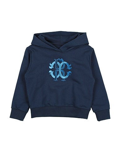 ROBERTO CAVALLI 후드 스웻셔츠 JUNIOR 코튼, 엘라스테인