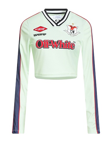 OFF-WHITE™ Crop top 100% Polyester, Cotton, Elastane