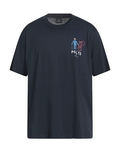 PS PAUL SMITH T-shirt Navy 100% Cotton