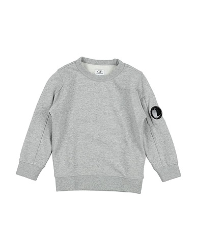 C.P. COMPANY UNDERSIXTEEN Sweat-shirt Gris clair 100% Coton, Élasthanne
