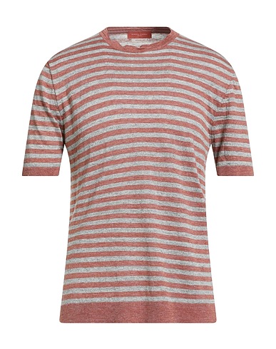 DANIELE FIESOLI T-shirt Rust 100% Linen