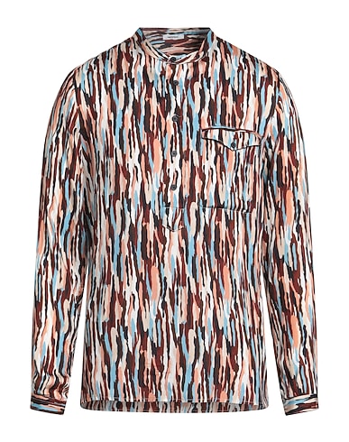 IMPERIAL Patterned shirt Beige 100% Viscose