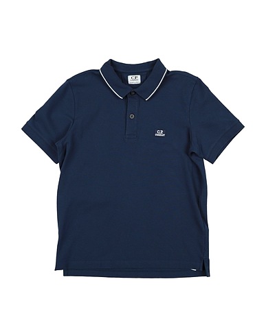 C.P. COMPANY UNDERSIXTEEN Polo Blu notte 96% Cotone, 4% Elastan, Poliestere