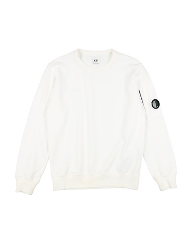 C.P. COMPANY UNDERSIXTEEN Sweatshirt White 100% Cotton, Elastane