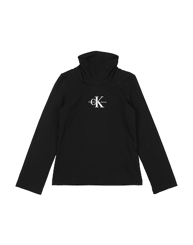 CALVIN KLEIN JEANS T-shirt Black 95% Cotton, 5% Elastane