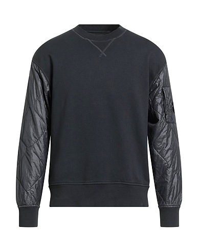 C.P. COMPANY Sweat-shirt Bleu nuit 100% Coton, Polyamide