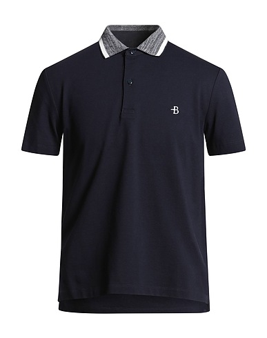 BALLANTYNE Polo shirt Midnight blue 100% Cotton