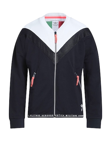 AERONAUTICA MILITARE Sweatshirt Midnight blue 95% Cotton, 5% Elastane