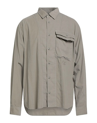 C.P. COMPANY Solid colour shirt Grey 100% Cotton