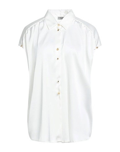 MORE Рубашки Белый 97% Полиэстер, 3% Эластан