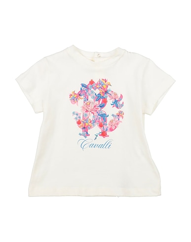 ROBERTO CAVALLI T-shirt JUNIOR White 100% Cotton
