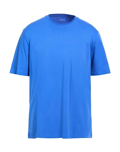 PEOPLE OF SHIBUYA Базовая футболка Синий 100% Хлопок