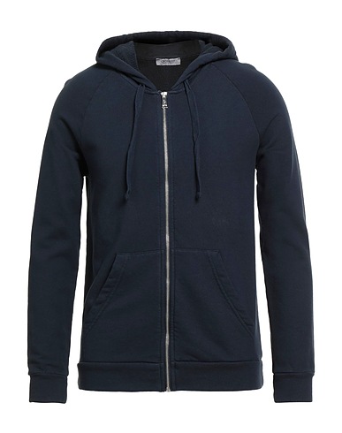 CROSSLEY Hooded track jacket  Navy blue 100% Cotton