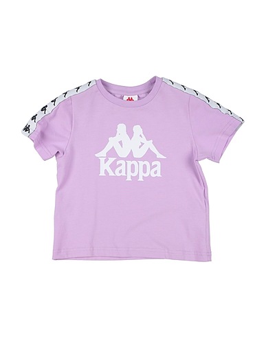 KAPPA T-shirt Lilac 95% Cotton, 5% Elastane
