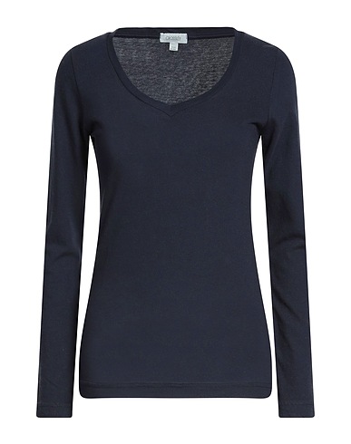 CROSSLEY Базовая футболка Иссиня-чёрный 85% Хлопок, 15% Кашемир