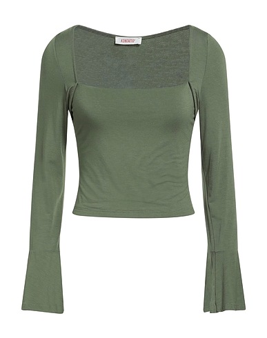 KONTATTO Top Military green 95% Viscose, 5% Elastane