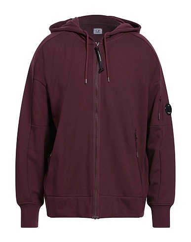 C.P. COMPANY Hooded sweatshirt Burgundy 100% Cotton