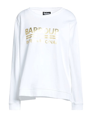 BARBOUR Sweatshirt INTERNATIONAL White 100% Cotton