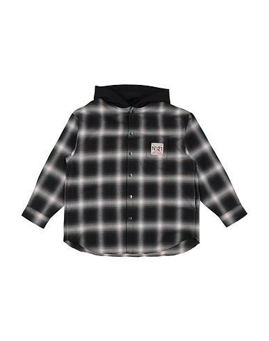N°21 Patterned shirt Black 100% Cotton