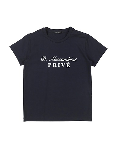 DANIELE ALESSANDRINI T-shirt Midnight blue 95% Cotton, 5% Elastane