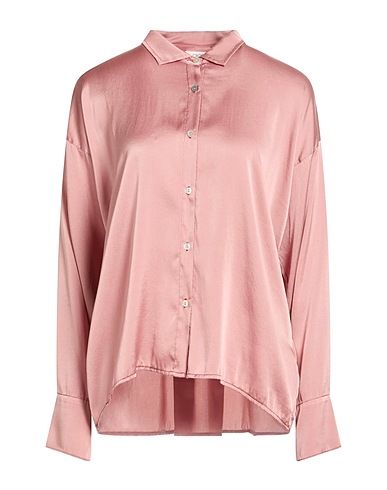 CROSSLEY Camicie e bluse tinta unita Rosa antico 91% Seta, 9% Elastan