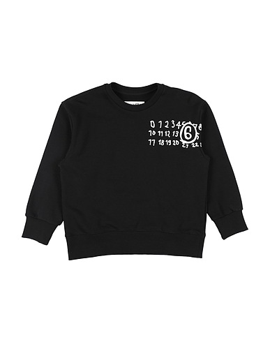 MM6 MAISON MARGIELA Sweatshirt Black 100% Cotton, Elastane
