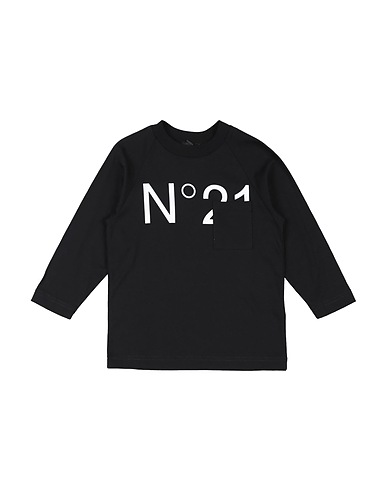 N°21 T-shirt Μαύρο 100% Βαμβάκι