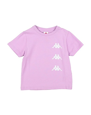 KAPPA T-shirt Lilac 95% Cotton, 5% Elastane