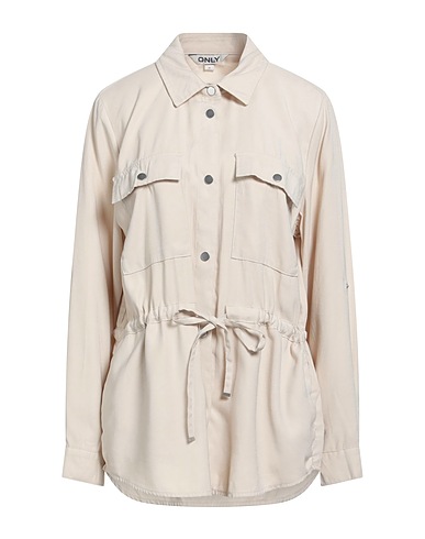 ONLY Μονόχρωμα πουκάμισα και μπλούζες BLUE DENIM Μπεζ 93% Βισκόζη EcoVero™, 7% Πολυεστέρας