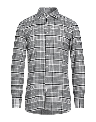 GABRIELE PASINI Checked shirt Black 100% Cotton