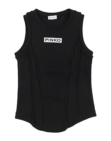 PINKO UP Canotta Nero 98% Cotone, 2% Elastan