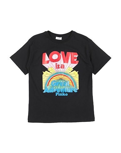 PINKO UP T-shirt Black 100% Cotton
