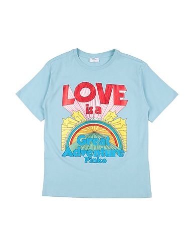 PINKO UP T-shirt Sky blue 100% Cotton