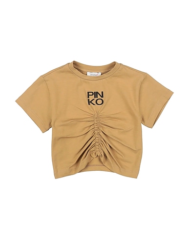 PINKO UP T-shirt Sand 95% Cotton, 5% Elastane