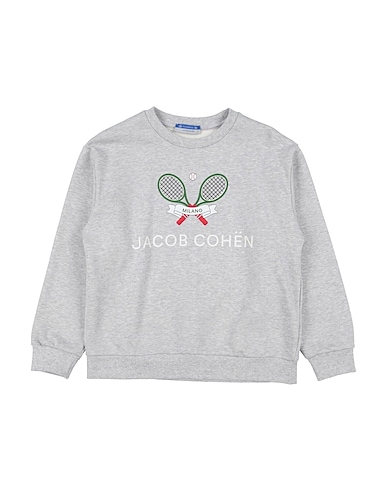 JACOB COHЁN Sweatshirt JUNIOR Light grey 100% Cotton, Elastane