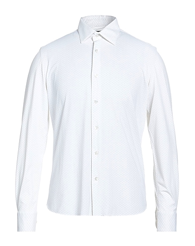 RRD Patterned shirt White 86% Polyamide, 14% Elastane