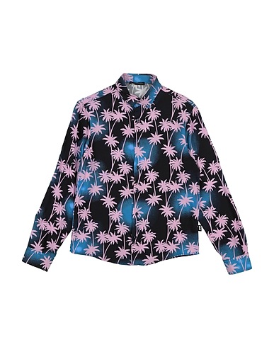 DANIELE ALESSANDRINI Patterned shirt 100% Viscose