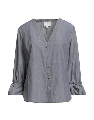 ALESSIA SANTI Patterned shirts & blouses Black 65% Cotton, 35% Polyester