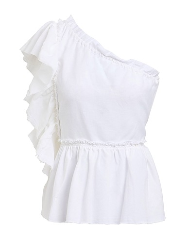 IRO One-shoulder top White 55% Linen, 45% Cotton