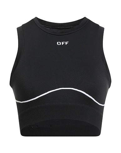 OFF-WHITE™ Top NERO 95% Polyamide, 5% Elastane