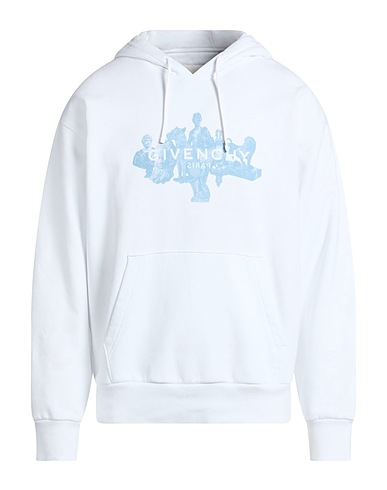 GIVENCHY Hooded track jacket  White 100% Cotton