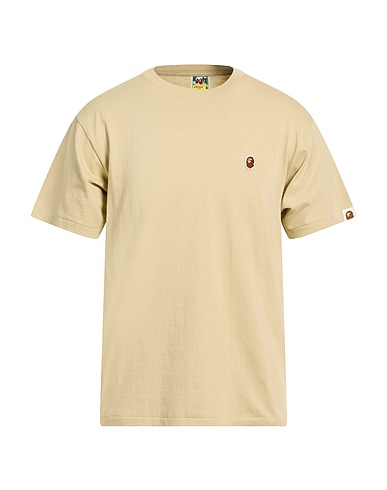 A BATHING APE ベーシックTシャツ ベージュ コットン 100%