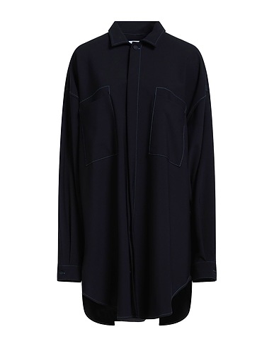 SUNNEI Μονόχρωμα πουκάμισα και μπλούζες 53% Πολυεστέρας, 43% Μαλλί, 4% Ελαστάνη