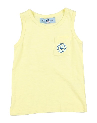 HARMONT & BLAINE Tank top JEANS Pastel yellow 100% Cotton