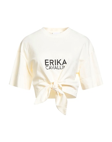 MSGM Crop top AVORIO 100% Cotton