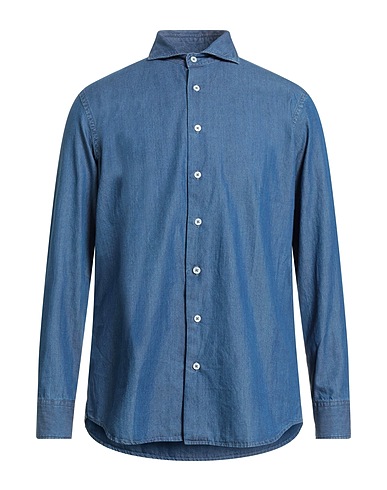 LARDINI Chemise en jean 100% Coton