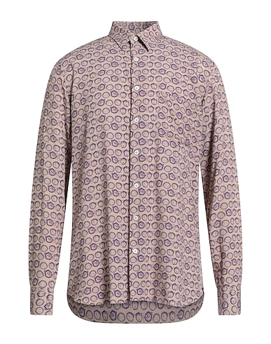 LARDINI Patterned shirt 100% Viscose