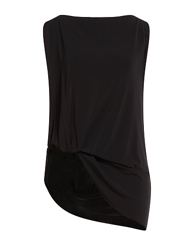 JACQUEMUS Top Black 71% Viscose, 21% Polyester, 8% Elastane