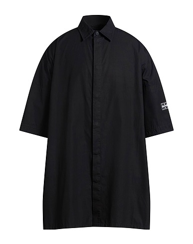 032C Solid color shirt Black 100% Cotton