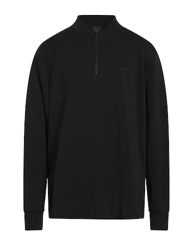 HACKETT Basic T-Shirt SPORT Black 95% Cotton, 5% Elastane